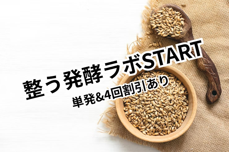 体の中から整える、分子栄養学 × 発酵の実践講座